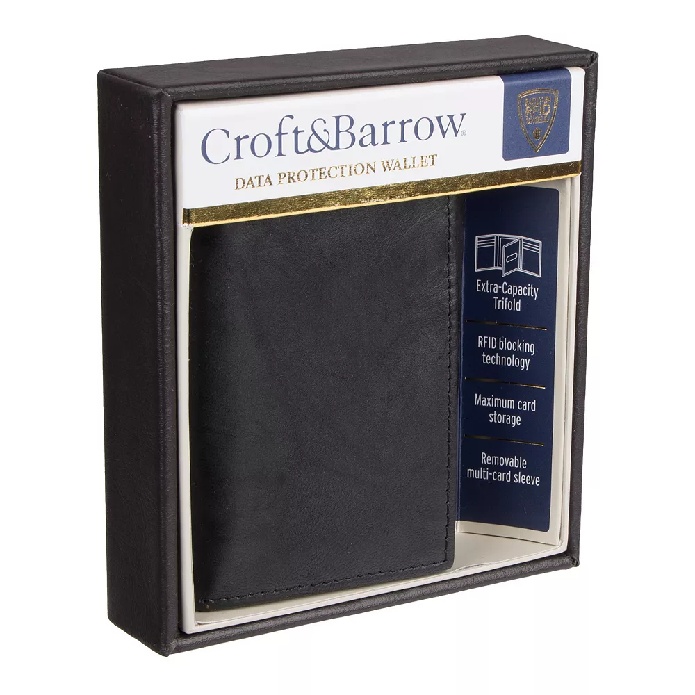 Men's Croft & Barrow® RFID-Blocking Crunch Extra-Capacity Trifold Wallet 2 Men's Croft & Barrow® RFID-Blocking Crunch Extra-Capacity Trifold Wallet - Image 2