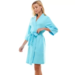 Women's Croft & Barrow® Waffle Texture Robe 7 Women's Croft & Barrow® Waffle Texture Robe -Croft & Barrow Online Store 2749414 ALT2
