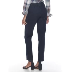 Women's Croft & Barrow® Classic Pull-On Straight Leg Pants 9 Women's Croft & Barrow® Classic Pull-On Straight Leg Pants -Croft & Barrow Online Store 2924992 ALT3