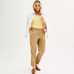 Women's Croft & Barrow® Essential V-Neck Tee -Croft & Barrow Online Store 3482291 ALT3