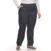 Plus Size Croft & Barrow® Pull-On Tapered-Leg Jeans