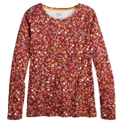 Women's Croft & Barrow® Essential Long-Sleeve Crewneck Tee 9 Women's Croft & Barrow® Essential Long-Sleeve Crewneck Tee -Croft & Barrow Online Store 3836990 ALT5