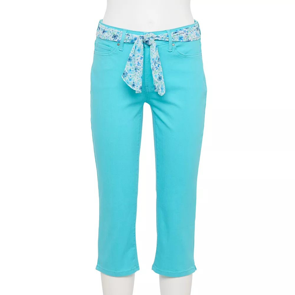 Women's Croft & Barrow® Comfort Waist Denim Capris 1 Women's Croft & Barrow® Comfort Waist Denim Capris