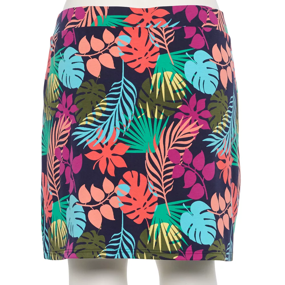 Plus Size Croft & Barrow® Easy Pull-On Skort 2 Plus Size Croft & Barrow® Easy Pull-On Skort - Image 2