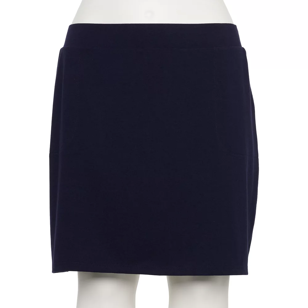 Plus Size Croft & Barrow® Easy Pull-On Skort 1 Plus Size Croft & Barrow® Easy Pull-On Skort