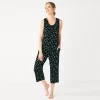 Petite Croft & Barrow® Pajama Tank & Pajama Capri Pants Sleep Set