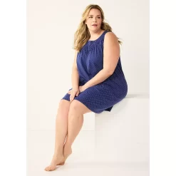 Plus Size Croft & Barrow® Sleeveless Nightgown 5 Plus Size Croft & Barrow® Sleeveless Nightgown -Croft & Barrow Online Store 5529175 ALT2