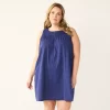 Plus Size Croft & Barrow® Sleeveless Nightgown