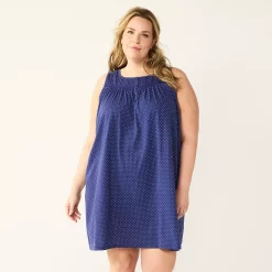 Plus Size Croft & Barrow® Sleeveless Nightgown