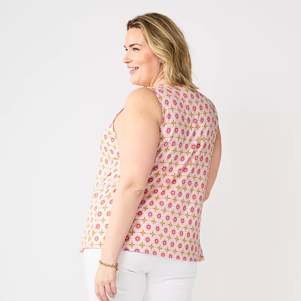 Plus Size Croft & Barrow® Tank 2 Plus Size Croft & Barrow® Tank - Image 2