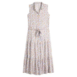 Women's Croft & Barrow® Sleeveless Maxi Shirtdress 5 Women's Croft & Barrow® Sleeveless Maxi Shirtdress -Croft & Barrow Online Store 5594894 ALT5