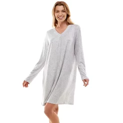Croft & Barrow Online Store 42 Women's Croft & Barrow® Whisperluxe Long Sleeve Sleepshirt