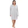 Plus Size Croft & Barrow® Whisperluxe Long Sleeve Sleepshirt
