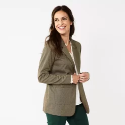 Women's Croft & Barrow® Comfort Stretch Blazer