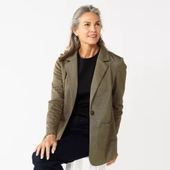 Petite Croft & Barrow® Comfort Stretch Blazer