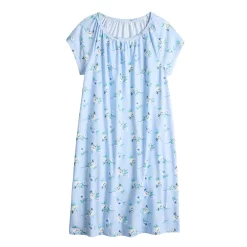 Women's Croft & Barrow® Short Sleeve Cotton Nightgown -Croft & Barrow Online Store 5708274 ALT5
