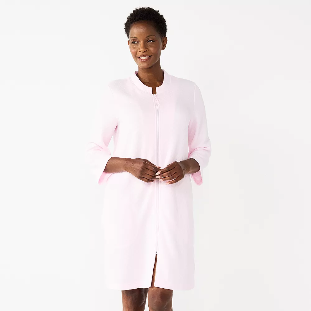 Women's Croft & Barrow® Quilted Zipper Duster 1 Women's Croft & Barrow® Quilted Zipper Duster