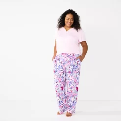Plus Size Croft & Barrow® Short Sleeve Henley Pajama Top & Pajama Pants Sleep Set 5 Plus Size Croft & Barrow® Short Sleeve Henley Pajama Top & Pajama Pants Sleep Set -Croft & Barrow Online Store 5774131 ALT2