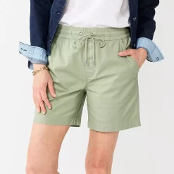 Women's Croft & Barrow® Chino Utility Shorts