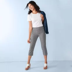 Women's Croft & Barrow® Essential Crewneck Tee -Croft & Barrow Online Store 6265070 ALT3